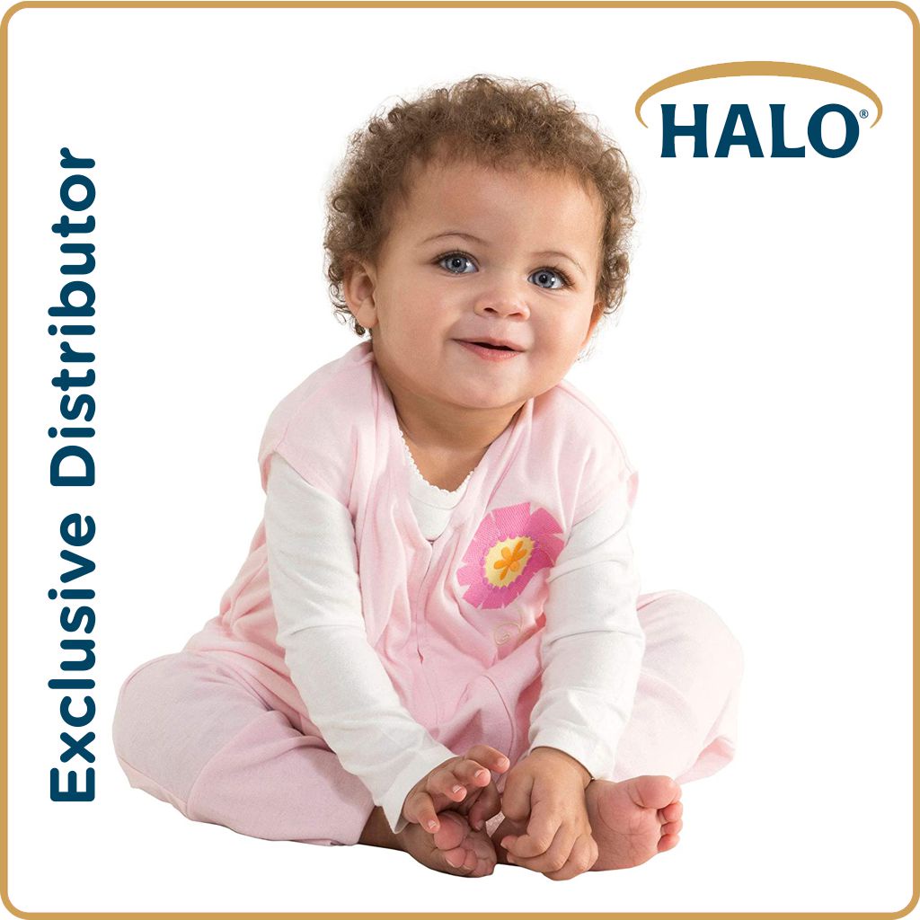HALO SleepSack Early Walker Wearable Blanket Pink Flower ( safe sleep