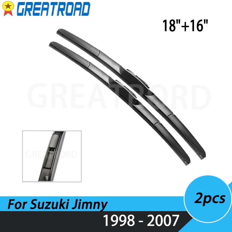 Wiper LHD&RHD Front Wiper Blades For Suzuki Jimny 1998 2007 Windshield Windscreen Front Window