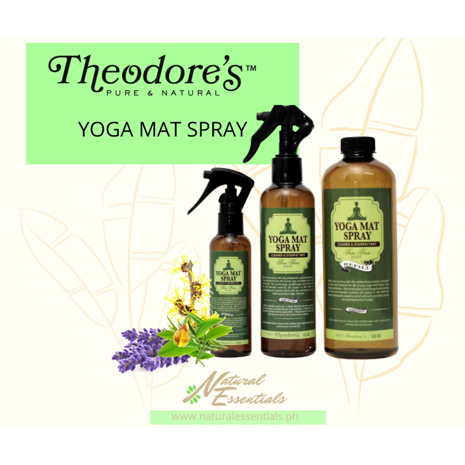 Theodore’s Yoga Mat Disinfectant Spray 500 ml Refill Shopee Philippines