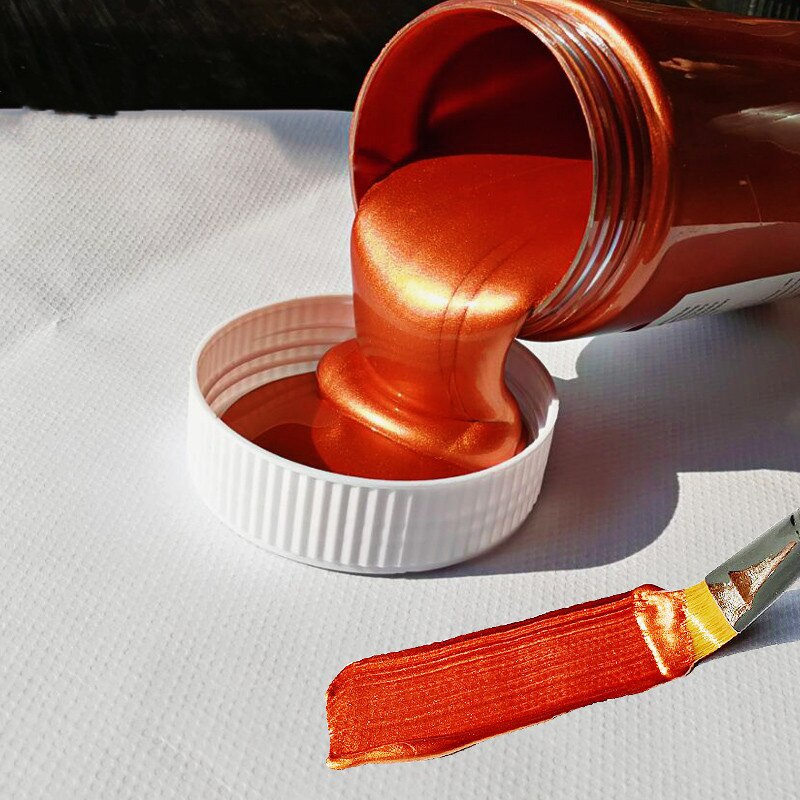 60ml/100ml/300ml High Quality 24K Gold Paint for Metal Wood Leather