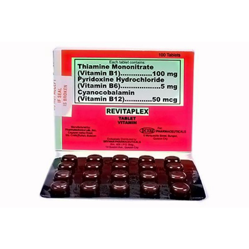 Revitaplex Multivitamin B Complex Tablet Shopee Philippines