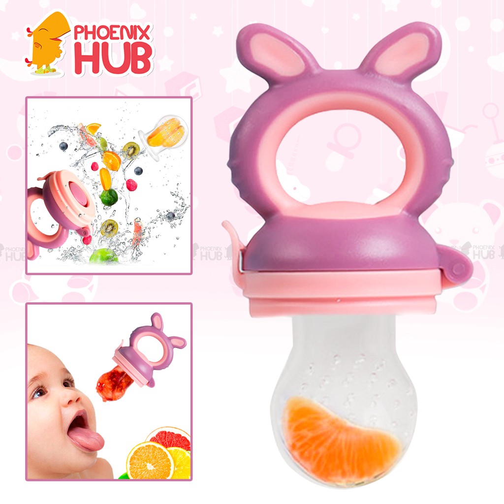 Phoenix Hub 893B Baby Juicer Pacifier Fresh Food Fruit Nibbler Feeder
