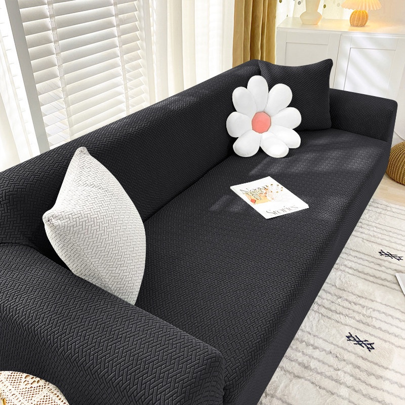 Fabric Sofa Cover 1/2/3/4 Seater Slipcover Couch All Inclusive Sofa