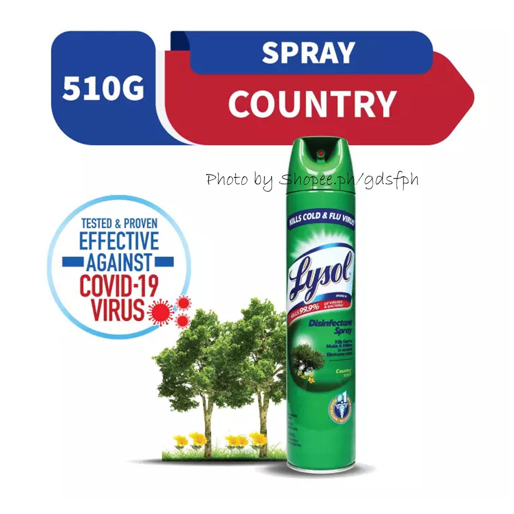 Lysol Disinfectant Spray Country Scent 510g Shopee Philippines