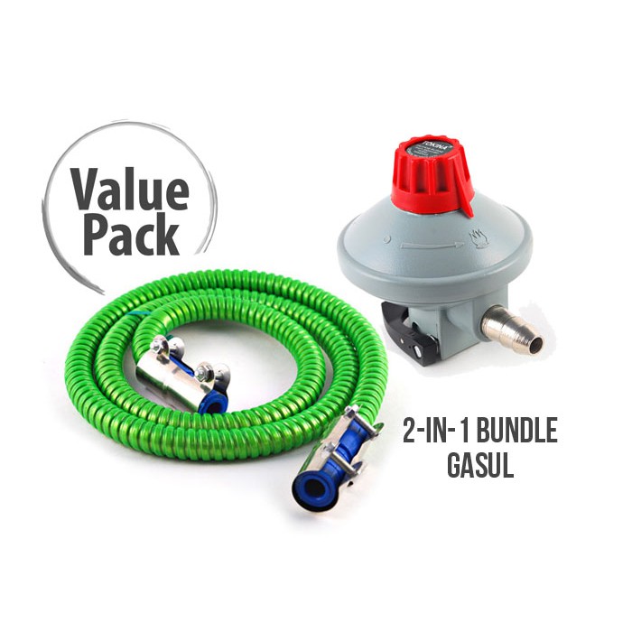 Tokina Snapon Gasul LPG Regulator and LPG Hose Bundle Gasul Shopee