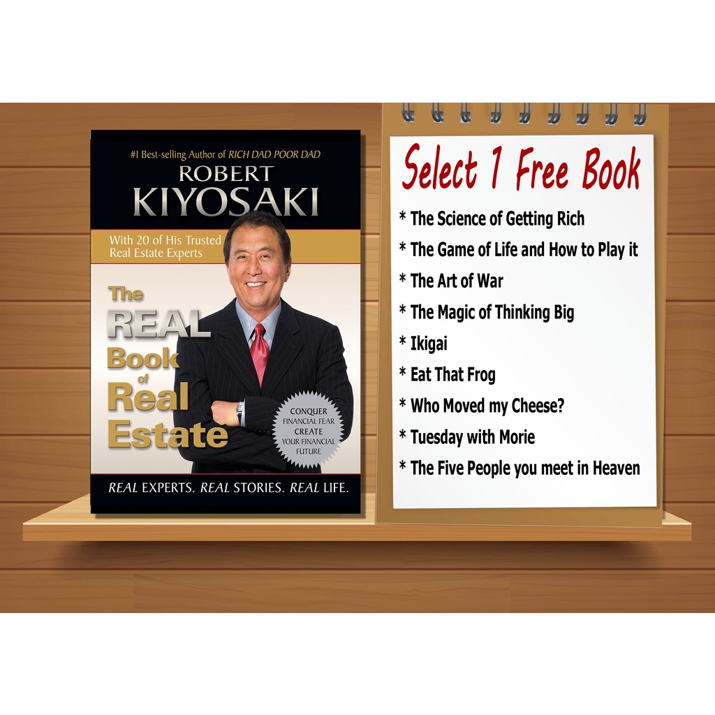 The Real Book of Real Estate Robert Kiyosaki (plus 1 free book