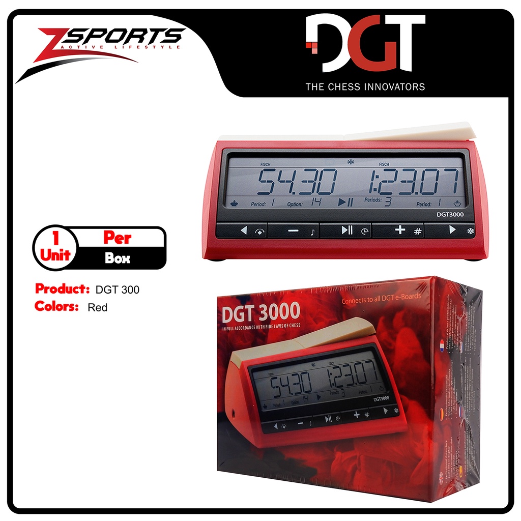 DGT 3000 Official FIDE Universal Chess Clock x 1 pc Shopee Philippines