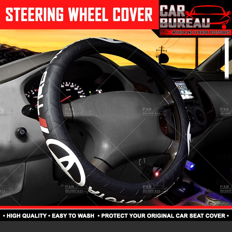 Toyota TRD Racing Car Steering Wheel Cover Handle 38CM SWCTrdBlack