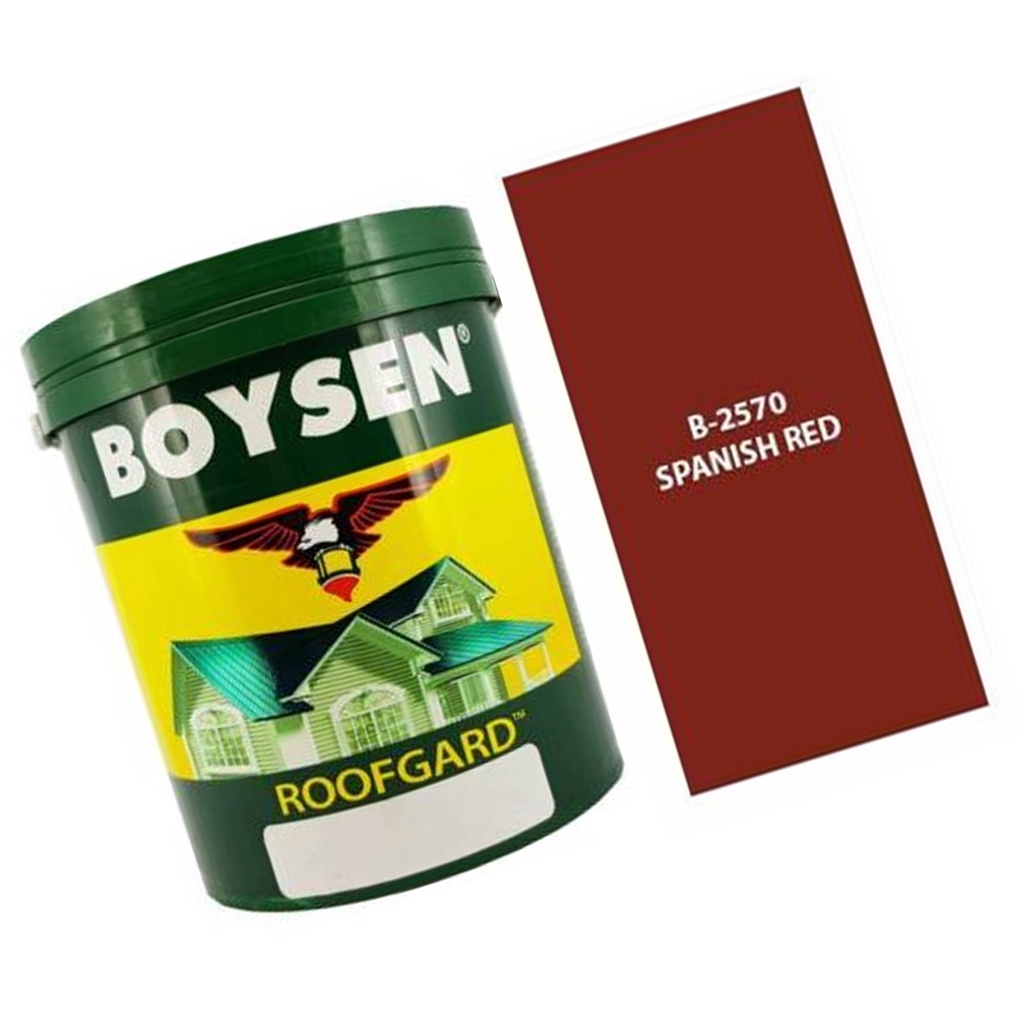 BOYSEN ROOFGARD SPANISH RED B2570 ( 1 PAIL ) ========== ROOF GUARD