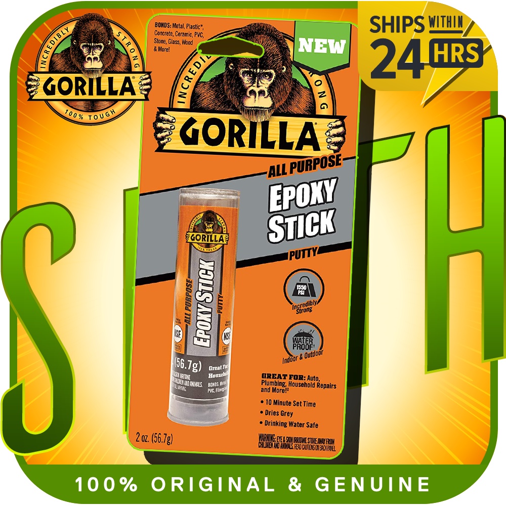 Gorilla All Purpose Epoxy Putty Stick 56.7g Shopee Philippines