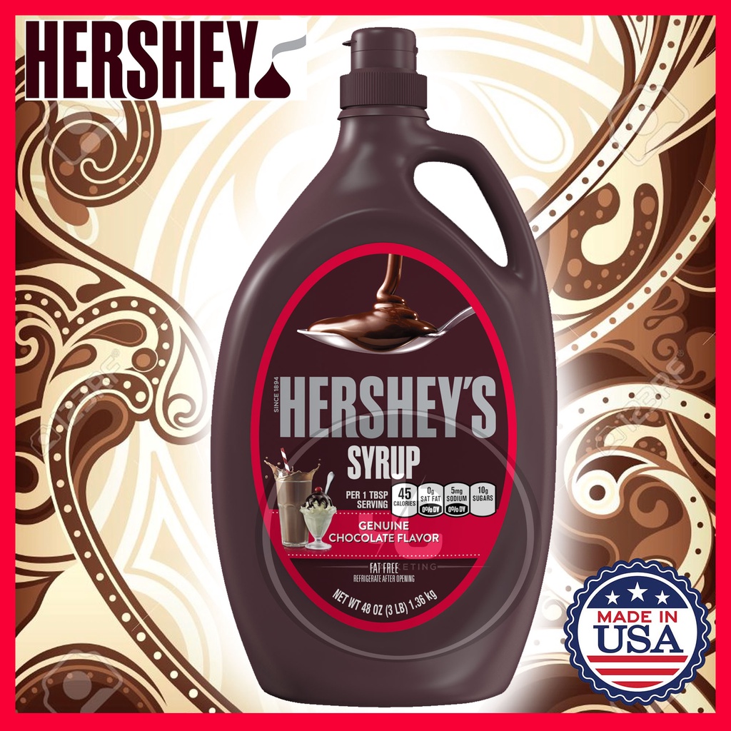 Hershey's, Milk Chocolate Syrup, 48 Oz Strawberry syrup STRAWBERRY