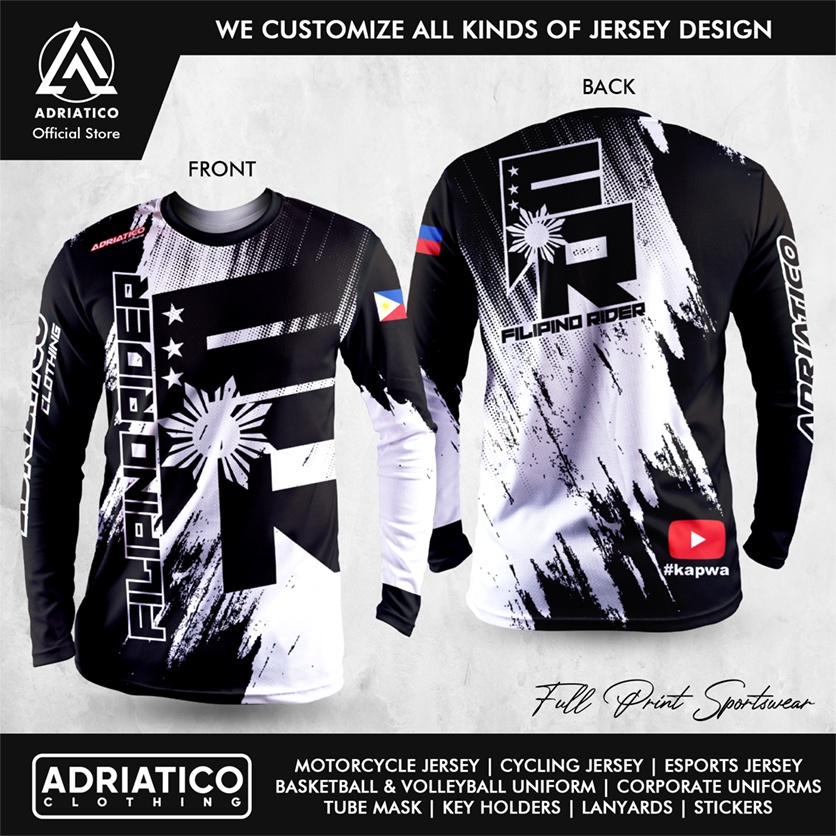 Motor Cycle Jersey for Men Adriatico X Filipino Rider Gen 1 Riding