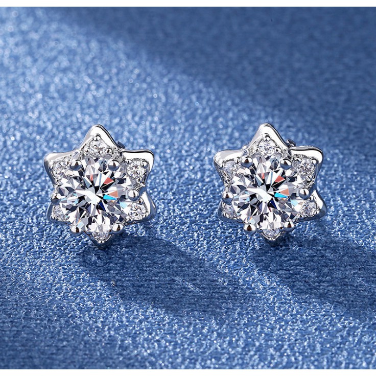 [With GRA certificate] 100 s925 silver sweet fivepointed star