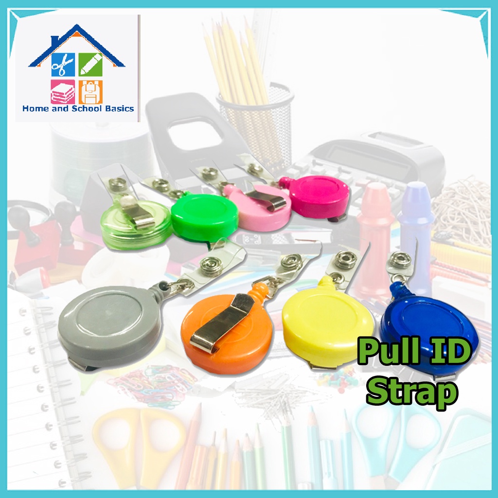 1pc ID Buckle Retractable Pullout Strap School and Office ID Holder