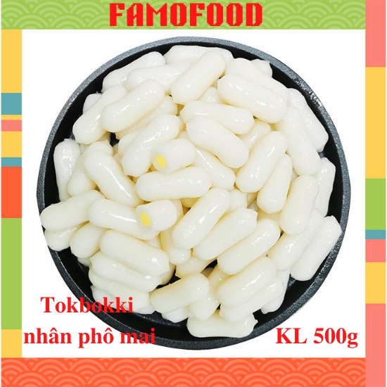 Tokpokki Cheese, Korean CheeseFilled Rice Cake, Famofood White Pack 500g Shopee Philippines