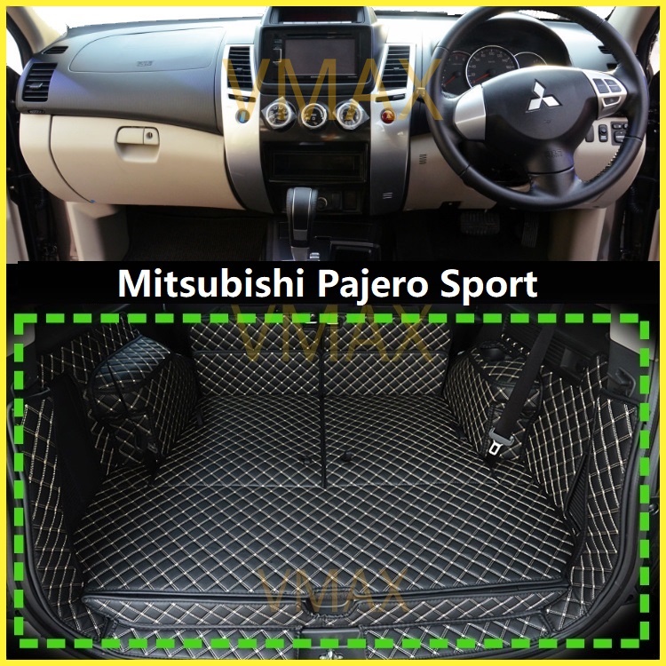 Mitsubishi Pajero Sport 20112017 Cargo Trunk Tray Mat Compatible for