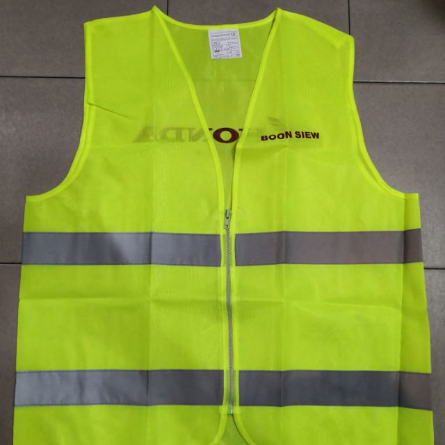HONDA Safety Vest XXL with Reflective Stripe (Safety Baju Luar