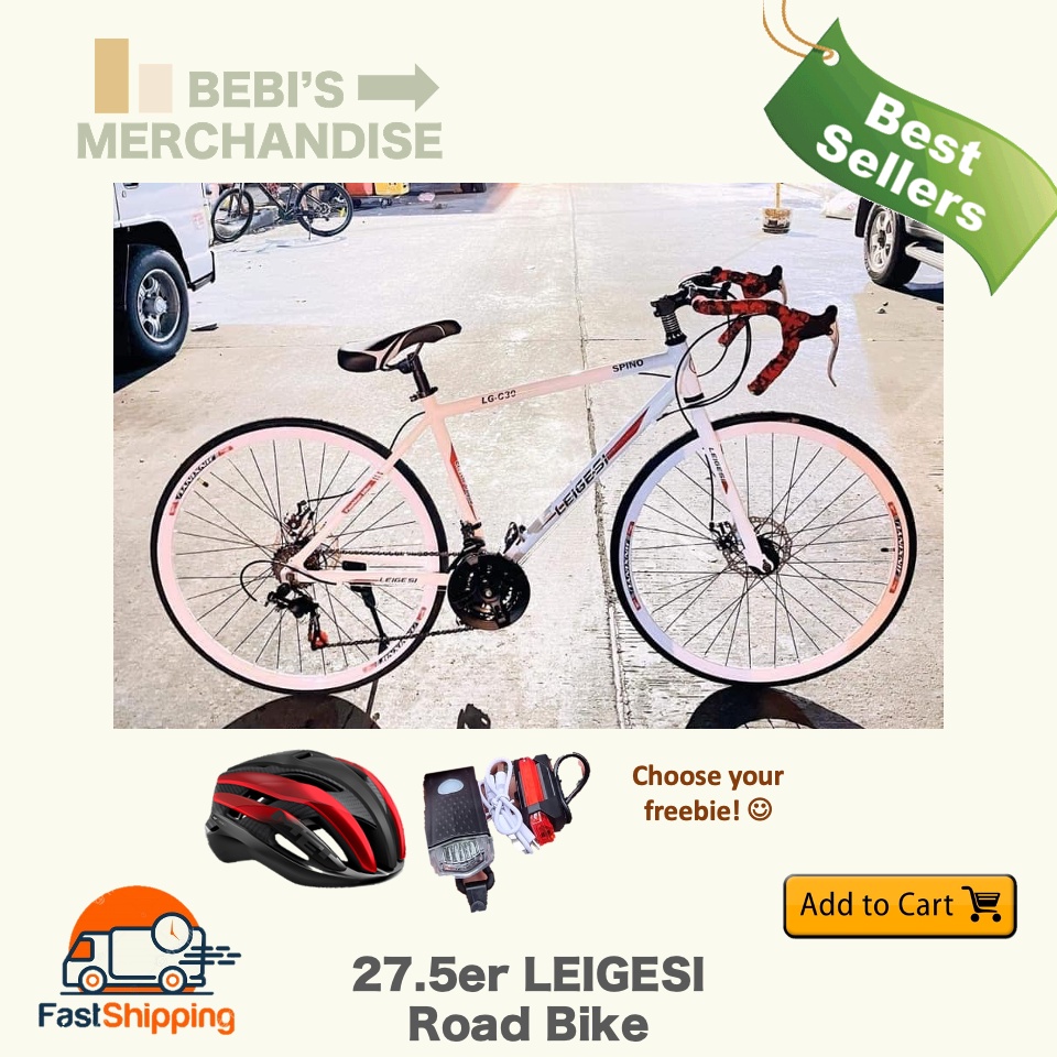 BEBI'S 27.5 LEIGESI Road Bike (WITH freebie) Alloy Road Bike 27.5er