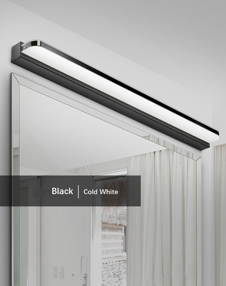 Modern LED Wall Vanity Light Fixture Acrylic Mirror Light Wall Sconces