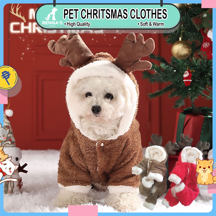 Renna's Dog Clothes For Christmas Clothes For Dog Pet Clothes Dog