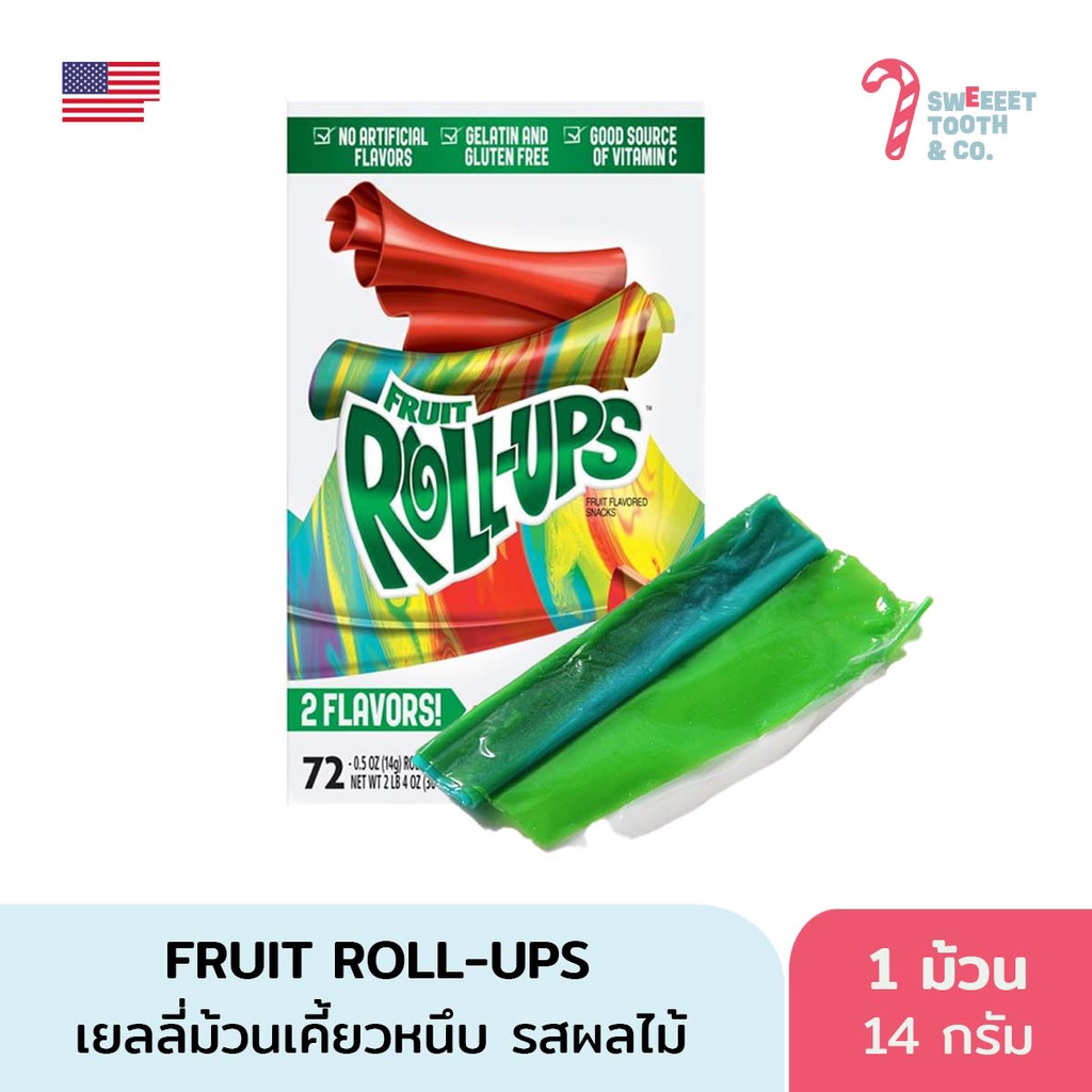 Fruit Roll Ups Snacks Imported From Usa (1 14g) ASMR Shopee Philippines
