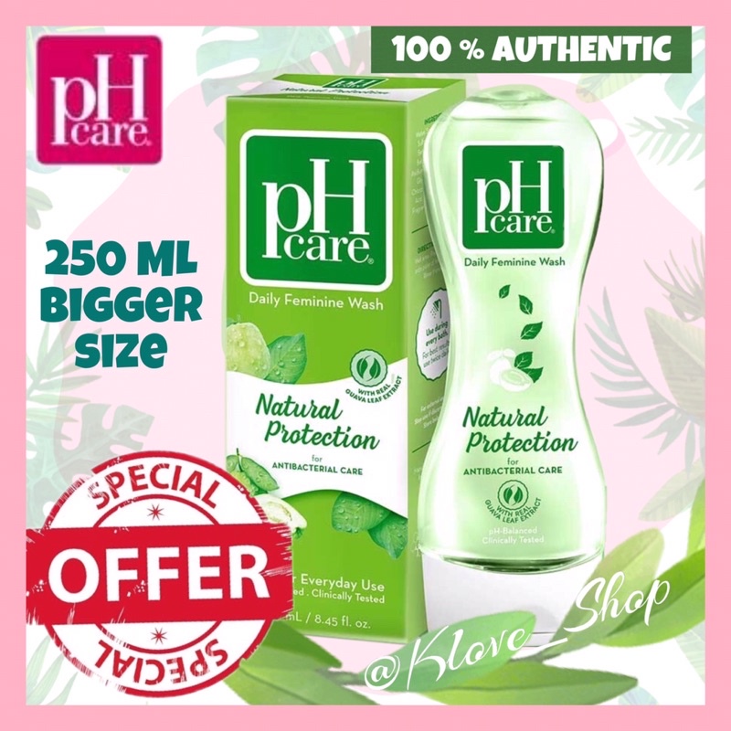 pH Care BIG SIZE 250ml Feminine Wash 100 Authentic Shopee Philippines
