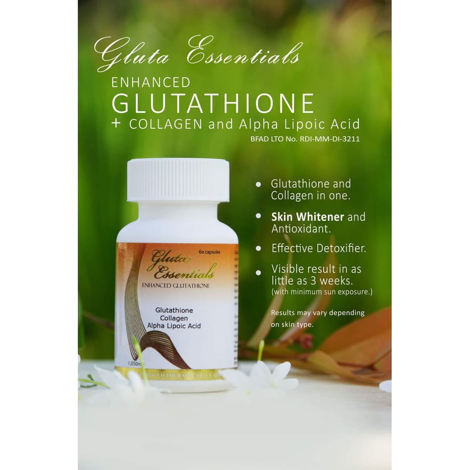 GLUTA ESSENTIALS (enhanced glutathione) Shopee Philippines