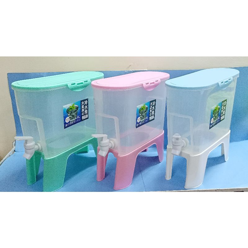 3.8 Liters Water Jug With Faucet Plastic Water Juice Jag Container