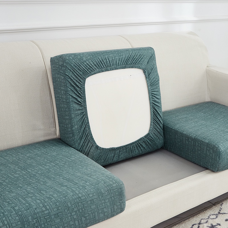 Ready Stock Jacquard Thick Sofa Cushion Cover Corner Sofa Seat Cover