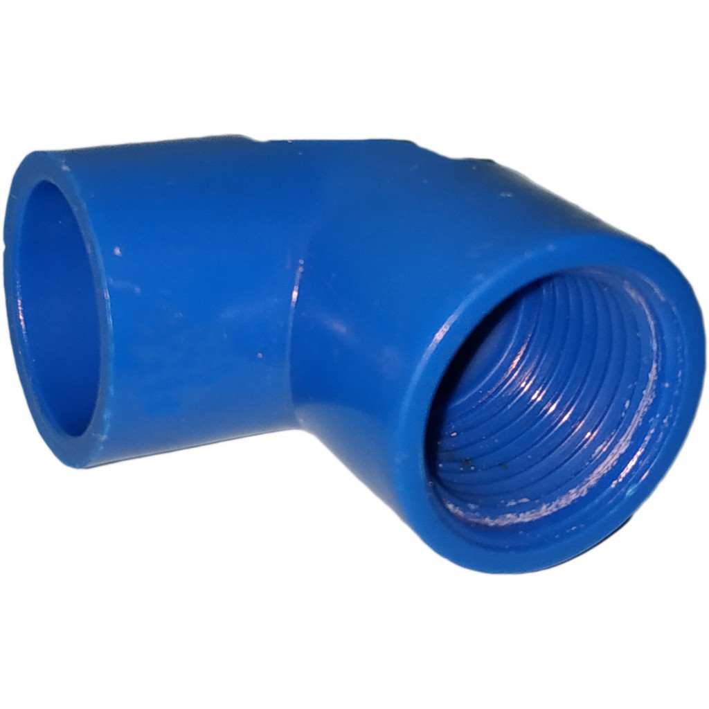 PVC ELBOW 1/2" X 90° BLUE WITH 1 SIDE THREADED Shopee Philippines