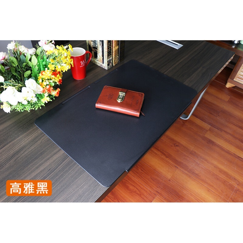 ☆Leather Large Class Desk Mat Writing Dashboard Cover Office Desk Mat