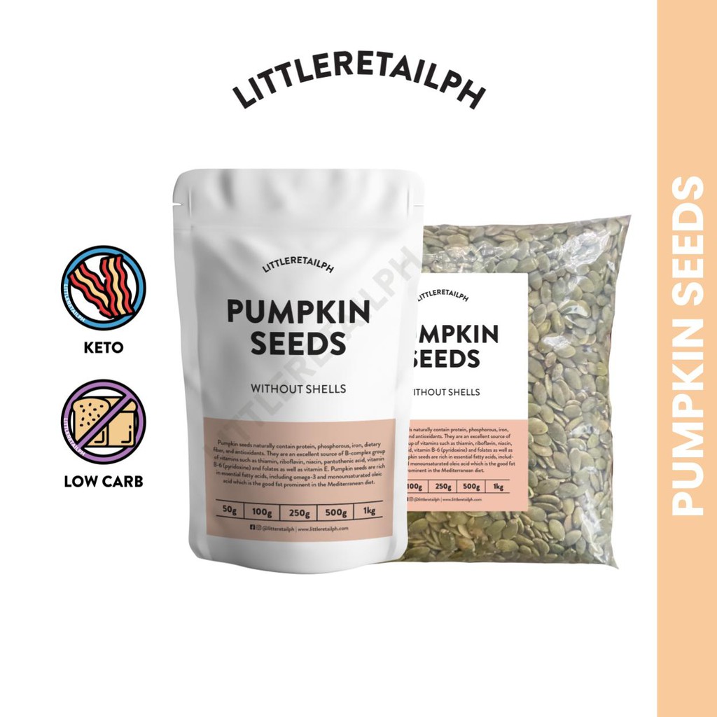 Pumpkin Seeds (Without Shells) for Keto and Low Carb Snack Shopee Philippines