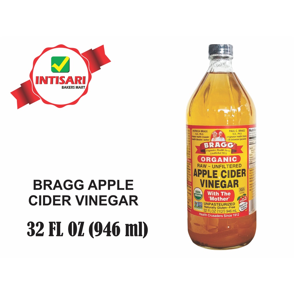 Bragg APPLE CIDER VINEGAR 946 ML 32 OZ (APEL) Shopee Philippines