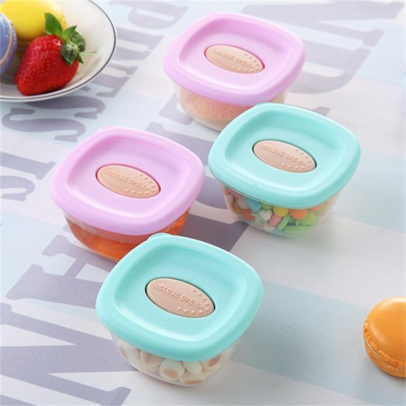(4 pcs Pack) Baby Steps Baby Food Storage Box Toddler Sealed Food