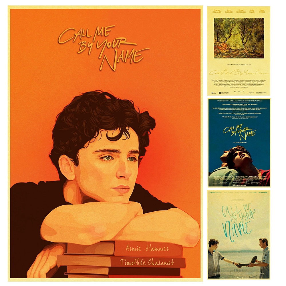 movie call me by your name Olive Elio Retro Poster Vintage poster Wall