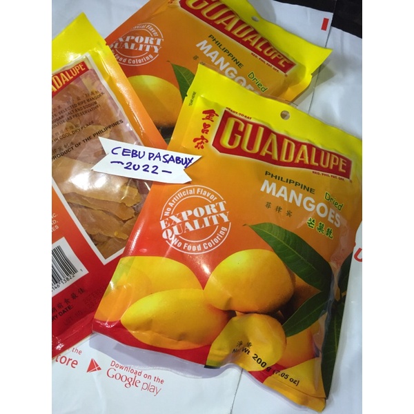 Original Guadalupe Dried Mango 200gms Shopee Philippines