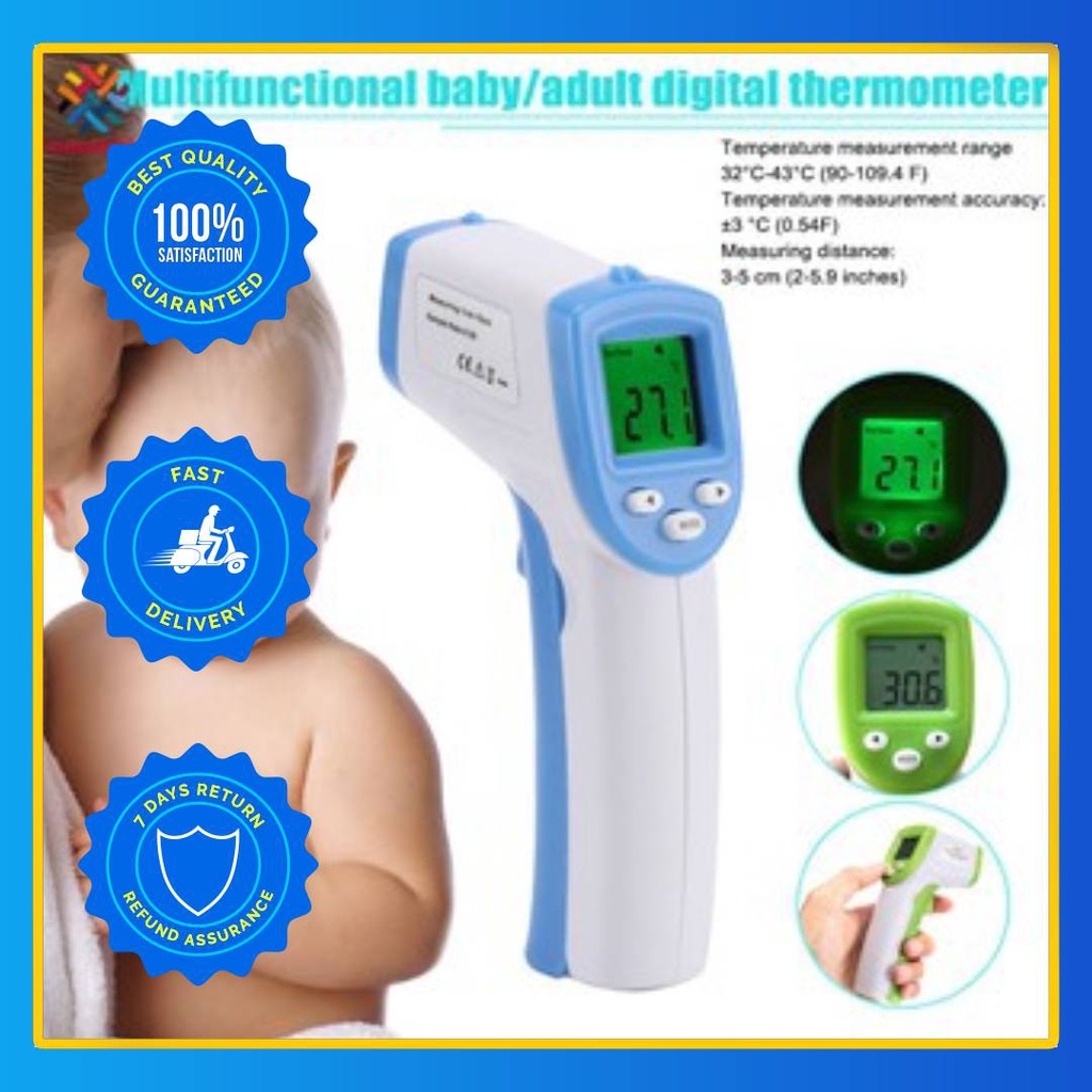Thermal Scanner Thermometer Noncontact IR Infrared Forehead