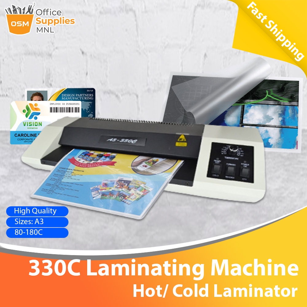 Laminator 330C HD Hot/ Cold Laminator Machine A3 Size Shopee