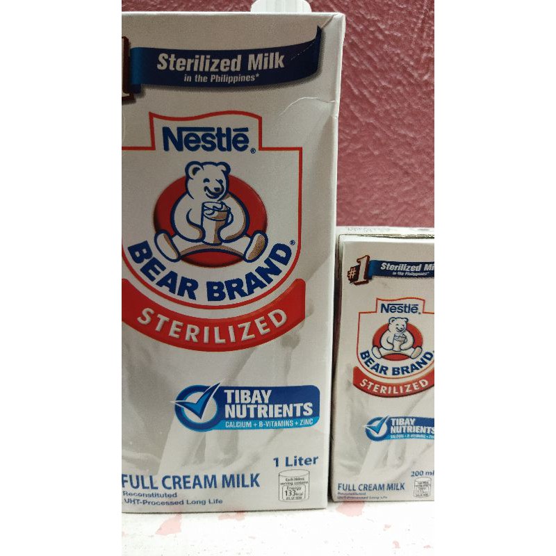 Bear Brand Sterilized Full Cream Milk Shopee Philippines