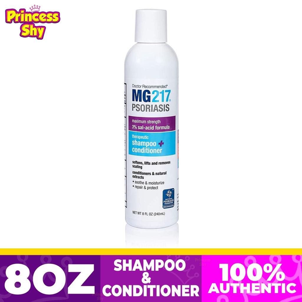 MG217 Psoriasis 3 Salacid Salicylic Acid Therapeutic 2 in 1 Shampoo