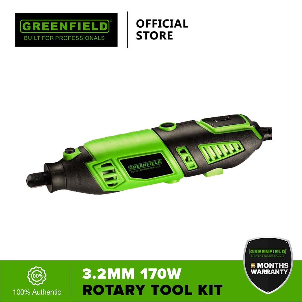 Greenfield Rotary Tool Kit 170W with 258pcs. Accessories Power Tools