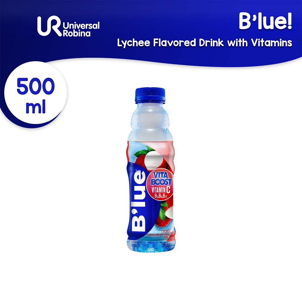 B'lue Lychee Flavoured Vitamin Drink (500ml) Shopee Philippines