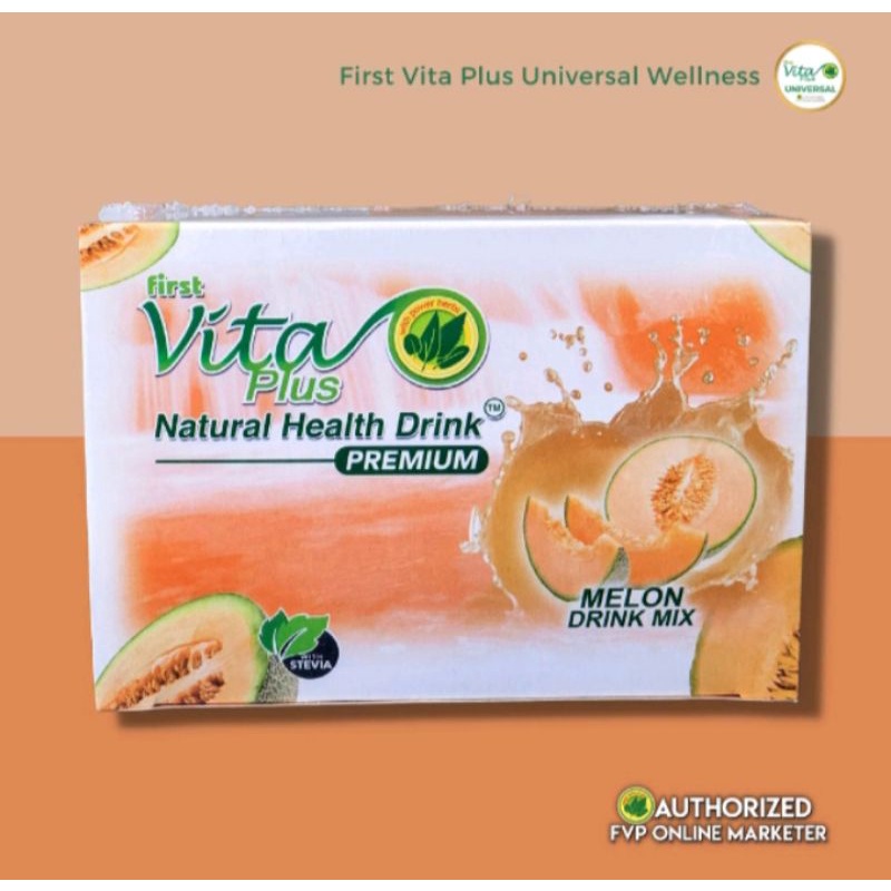 2 BOXES FIRST VITA PLUS MELON FLAVOR AUTHENTIC Shopee Philippines