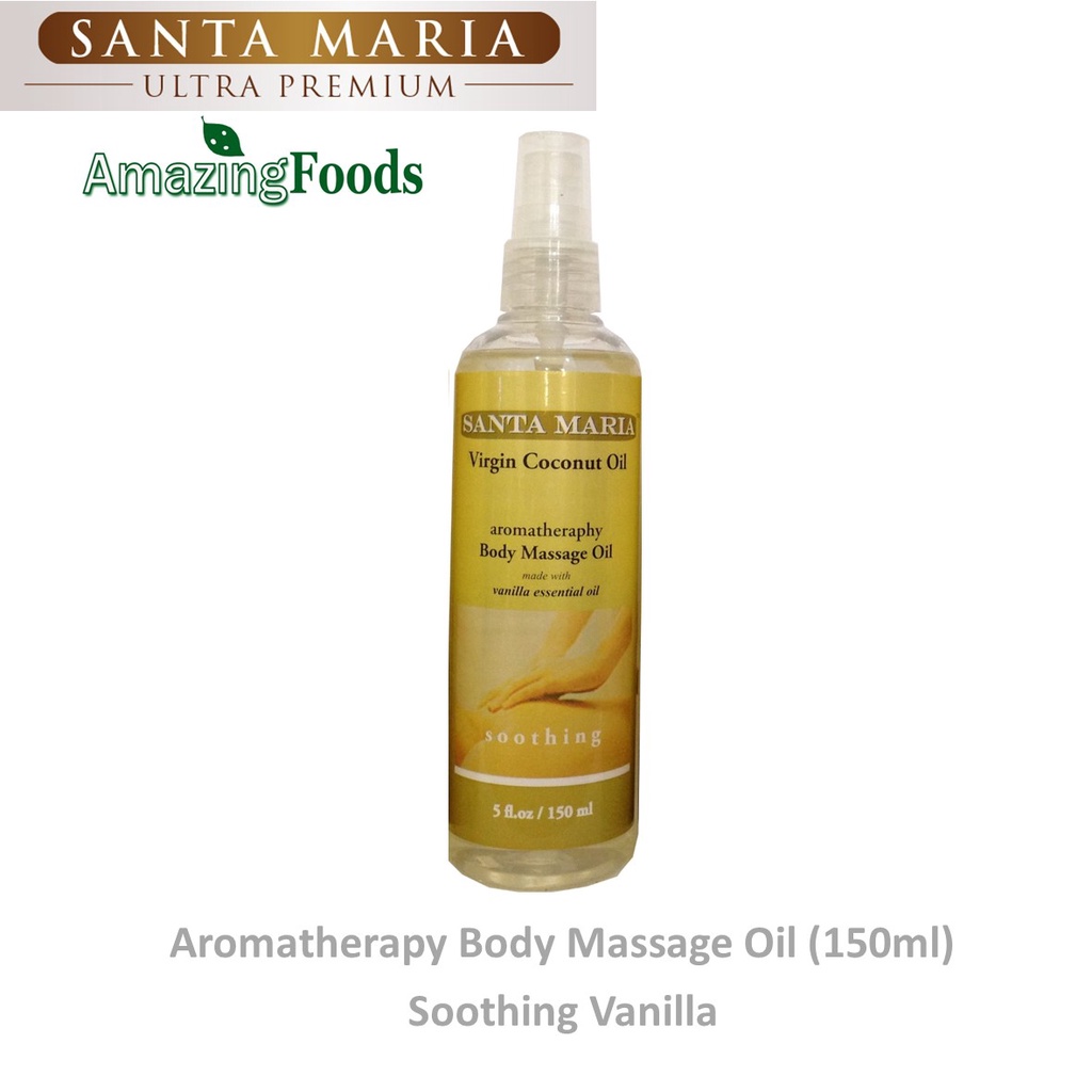 ™Santa Maria Aromatherapy Body Massage Oil Soothing Vanilla 150Ml