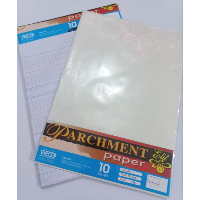 10 Packs of Elit Parchment Paper 80 Gsm A4 (100 Sheets) Shopee