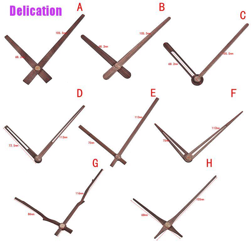 Delication> Wooden Pointers DIY Wall Clock Hands 12 inch Clock Quartz
