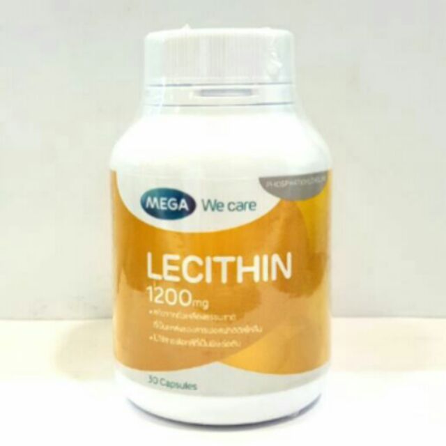 Mega We Care Lecithin 1200mg 30 Tablets Shopee Philippines