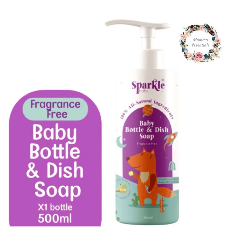 Sparkle Baby Naturals Bottle and Dish Soap (500mL) Shopee Philippines