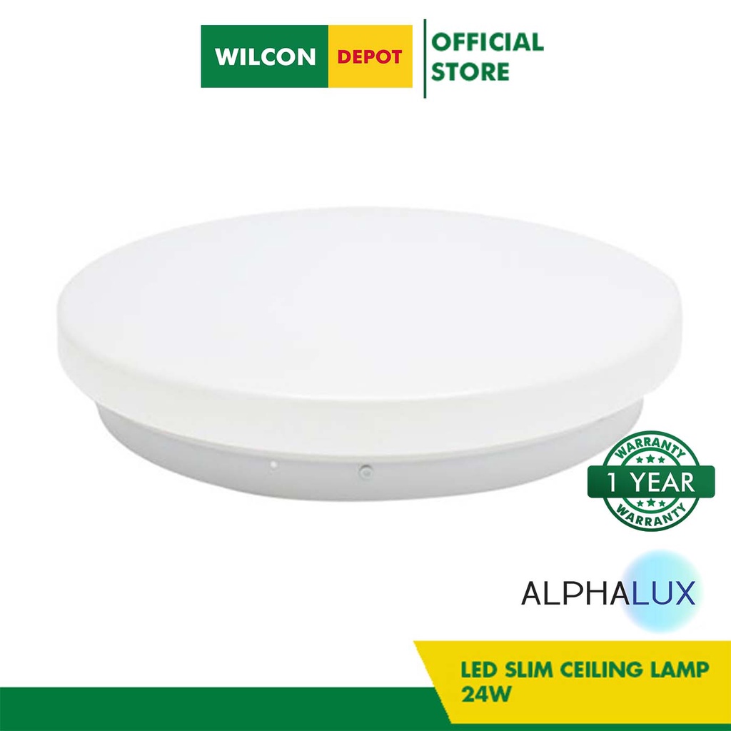 ALPHALUX Led Slim Ceiling Lamp Round 24W Daylight 6500K JC CL19 by
