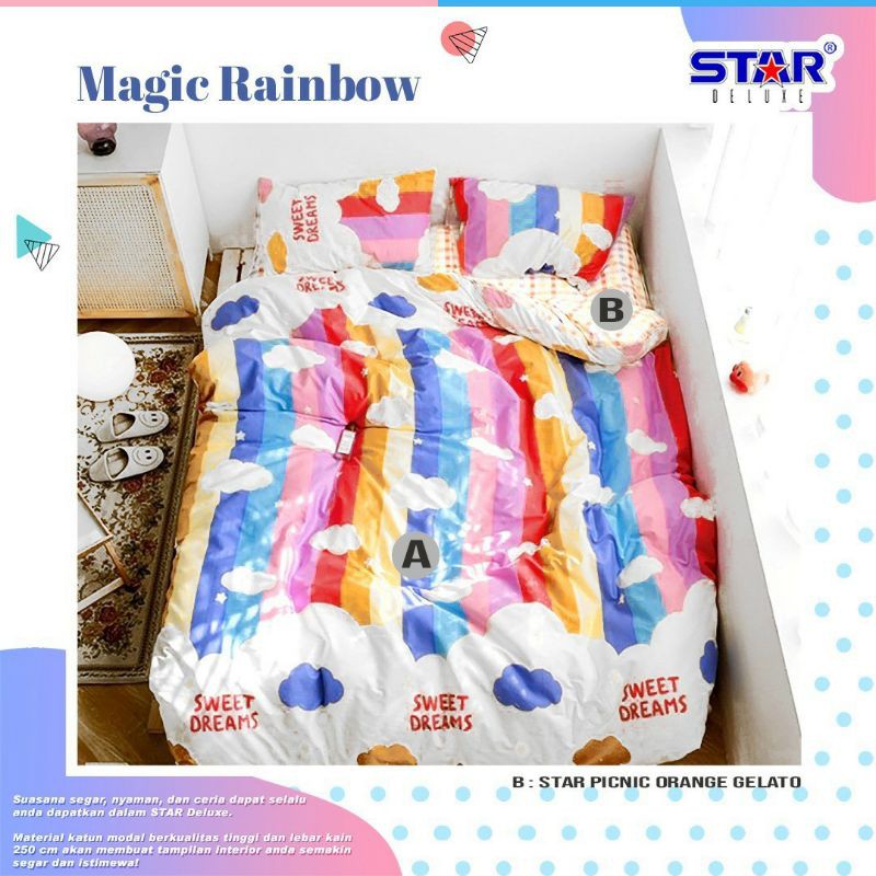 Magic Rainbow Bed Sheet Shopee Philippines